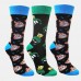 Women Cotton Funny Personality Pattern Halloween Universal Breathable Tube Socks