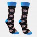 Women Cotton Funny Personality Pattern Halloween Universal Breathable Tube Socks