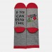 Unisex Cotton Jacquard Casual Festive Christmas Day Letter Pattern Couple Socks Tube Socks